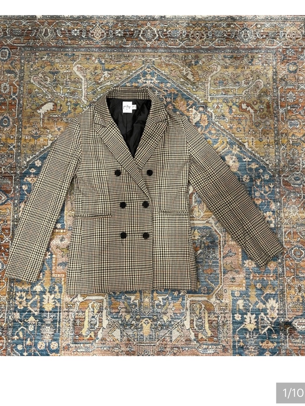 Princess Polly Plaid Blazer